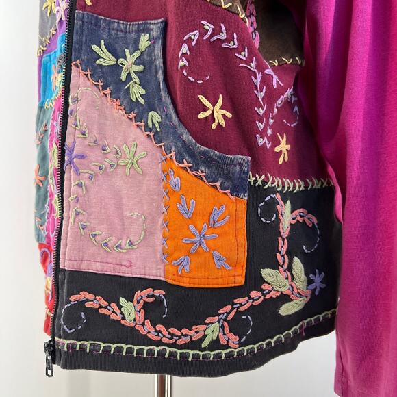 Rising Tide Vintage Hoodie Jacket Pink - Picture 10 of 11